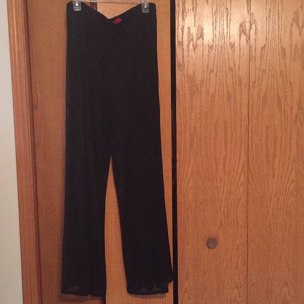 Black sheer & lined Dress Pant! Size XL